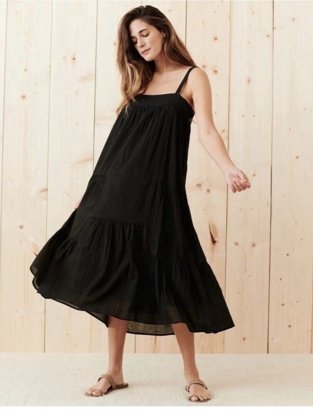 Jenni Kayne Black Midi Dress